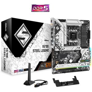 ASRock Scheda madre  X670E Steel Legend AMD X670 Presa di corrente AM5 ATX [X670E STEEL LEGEND]