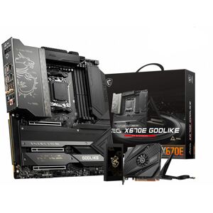 MSI Scheda madre  MEG X670E GODLIKE AMD X670 Presa di corrente AM5 ATX esteso [7D68-005R]