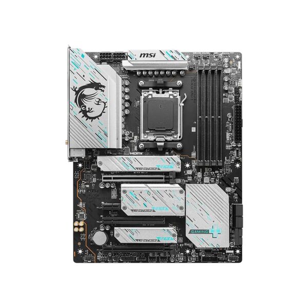 msi x670e gaming plus wifi scheda madre amd x670 presa di corrente am5 atx [7e16-003]