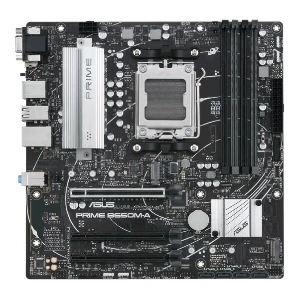 asus scheda madre  prime b650m-a-csm amd b650 presa di corrente am5 micro atx [90mb1c10-m0eayc]