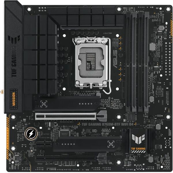 asus scheda madre  tuf gaming b760m-btf wifi d4 intel b760 lga 1700 micro atx [90mb1e50-m0eay0]