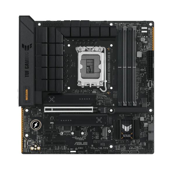 asus scheda madre  tuf gaming b760m-plus ii intel b760 lga 1700 micro atx [90mb1hd0-m0eay0]