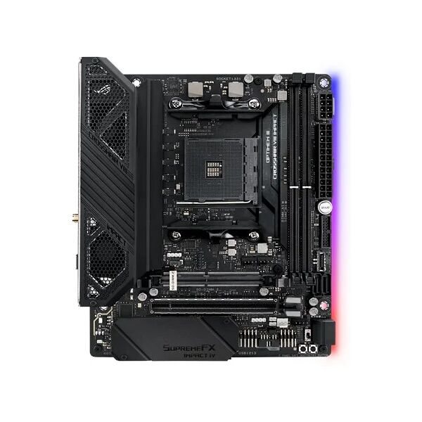 asus scheda madre  rog crosshair viii impact amd x570 socket am4 mini dtx [90mb11q0-m0eay0]