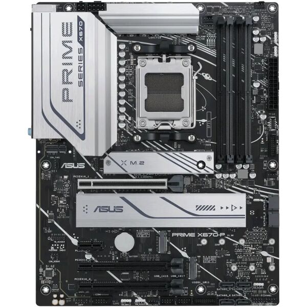 asus scheda madre  prime x670-p-csm amd x670 presa di corrente am5 atx [90mb1bu0-m0eayc]