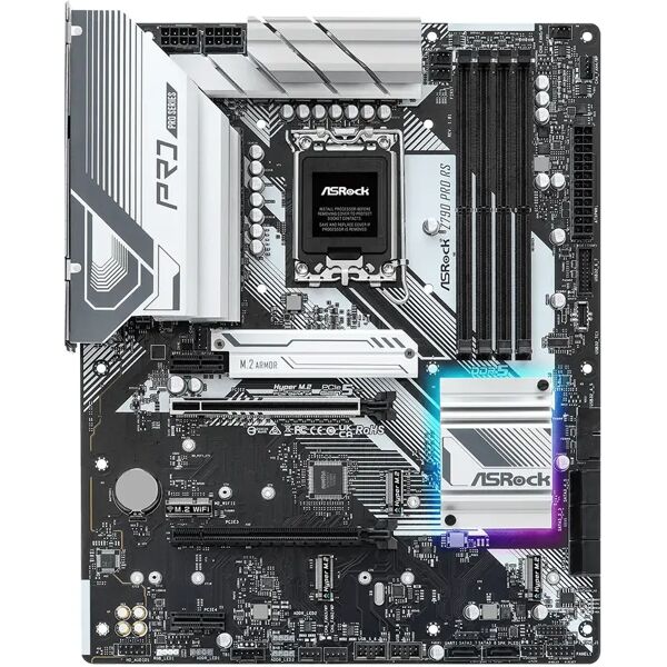 asrock scheda madre  z790 pro rs intel lga 1700 atx [90-mxbk40-a0uayz]