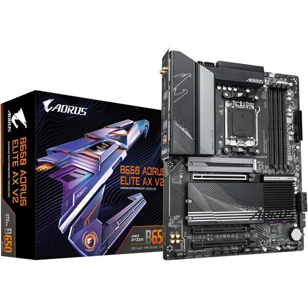 gigabyte b650 aorus elite ax v2 scheda madre amd presa di corrente am5 atx [b650 a v2]