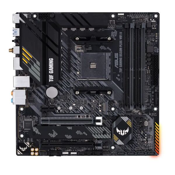 asus scheda madre  tuf gaming b550m-plus wifi ii amd b550 socket am4 micro atx [tuf gamb550m-plus wi]