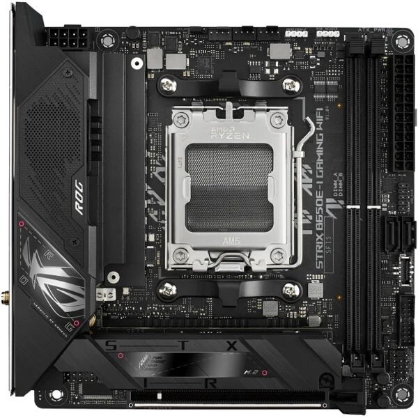 asus scheda madre  rog strix b650e-i gaming wifi amd b650 presa di corrente am5 mini itx [90mb1bi0-m0eay0]