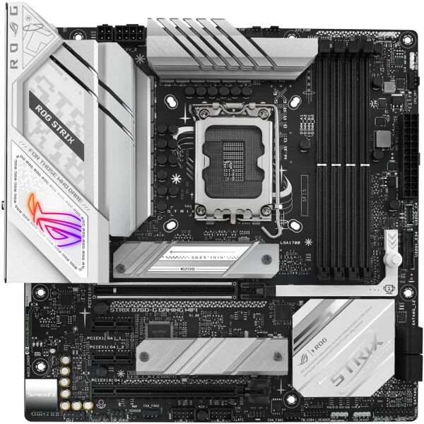 asus scheda madre  rog strix b760-g gaming wifi intel b760 lga 1700 micro atx [90mb1eq0-m1eay0]