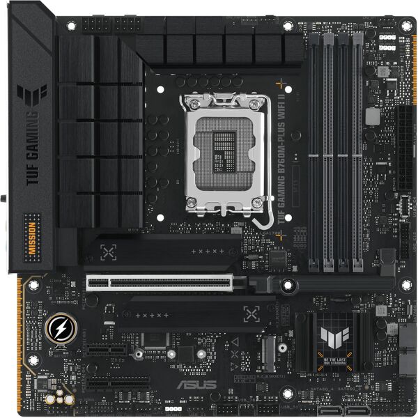 asus scheda madre  tuf gaming b760m-plus wifi ii intel b760 lga 1700 micro atx [90mb1he0-m0eay0]