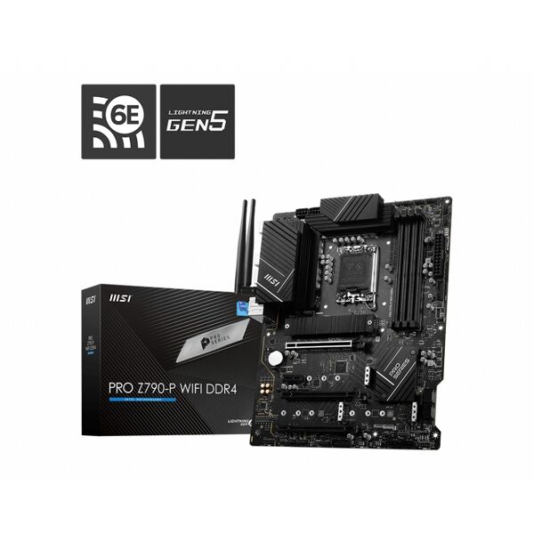 msi pro z790-p wifi ddr4 scheda madre intel z790 lga 1700 atx [7e06-003r]