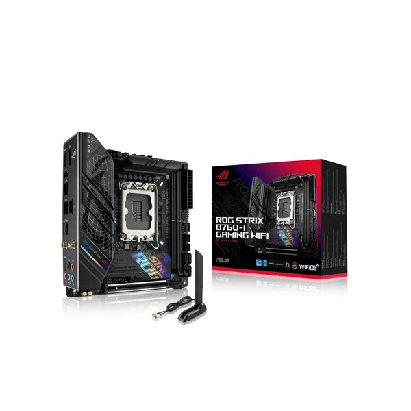 asus scheda madre  rog strix b760-i gaming wifi intel b760 lga 1700 mini itx [90mb1d90-m1eay0]