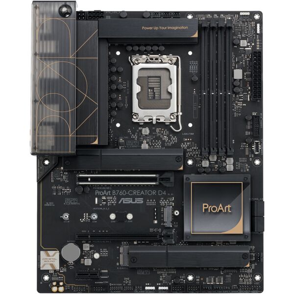 asus scheda madre  proart b760-creator d4 intel b760 lga 1700 atx [90mb1du0-m0eay0]