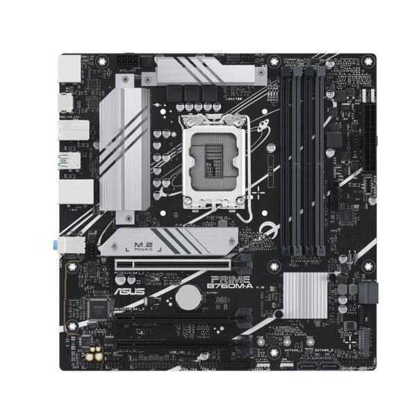 asus scheda madre  prime b760m-a-csm intel b760 lga 1700 micro atx [90mb1ek0-m0eayc]