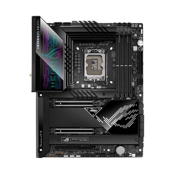 asus scheda madre  rog maximus z690 hero intel lga 1700 atx [90mb18e0-m0eay0]