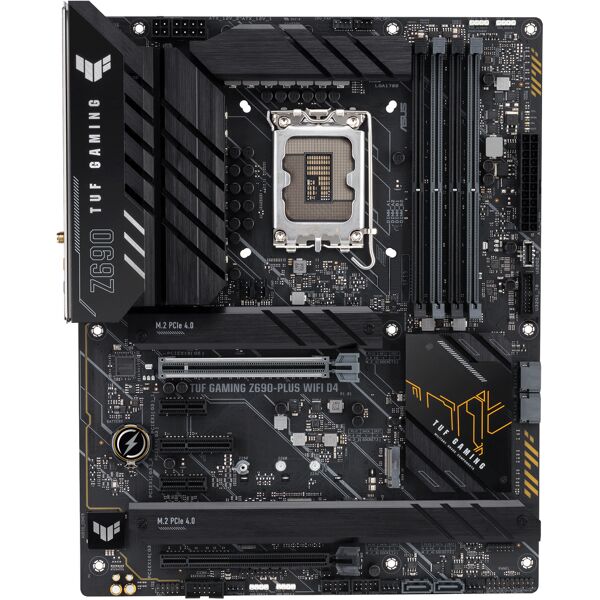 asus scheda madre  tuf gaming z690-plus wifi d4 intel z690 lga 1700 atx [90mb18v0-m0eay0]