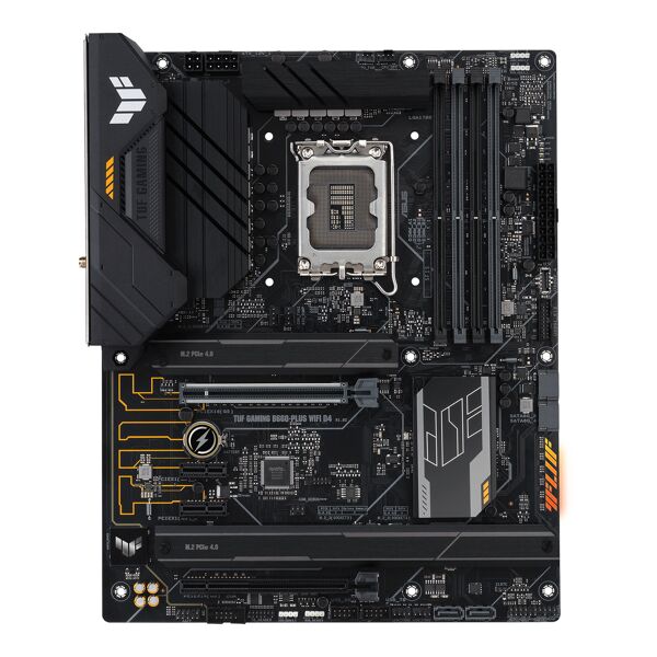 asus scheda madre  tuf gaming b660-plus wifi d4 intel b660 lga 1700 atx [90mb1920-m1eay0]