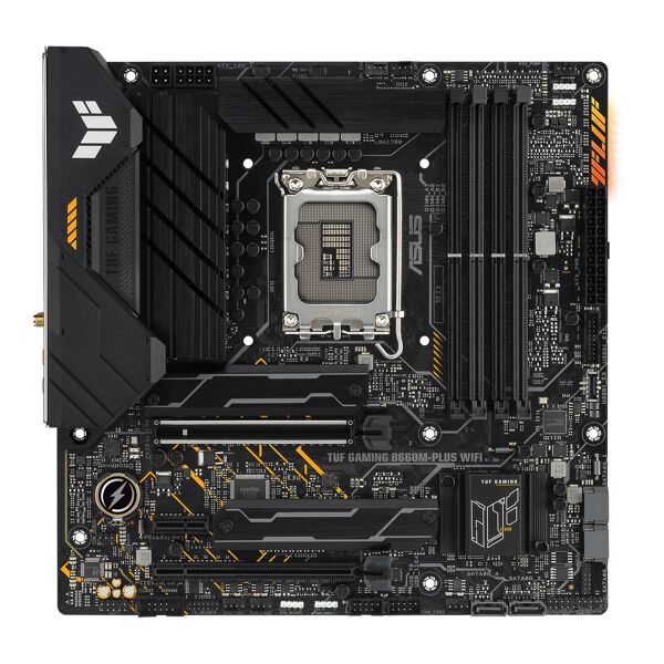 asus scheda madre  tuf gaming b660m-plus wifi intel b660 lga 1700 micro atx [90mb1az0-m0eay0]