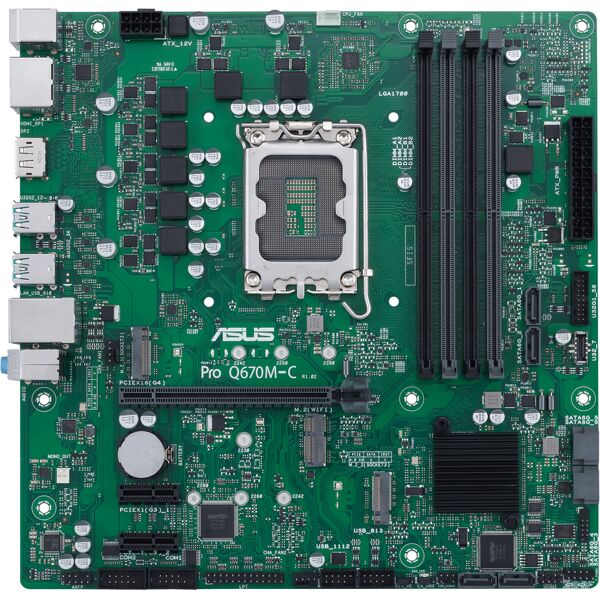 asus scheda madre  pro q670m-c-csm intel q670 lga 1700 micro atx [90mb19e0-m0eayc]