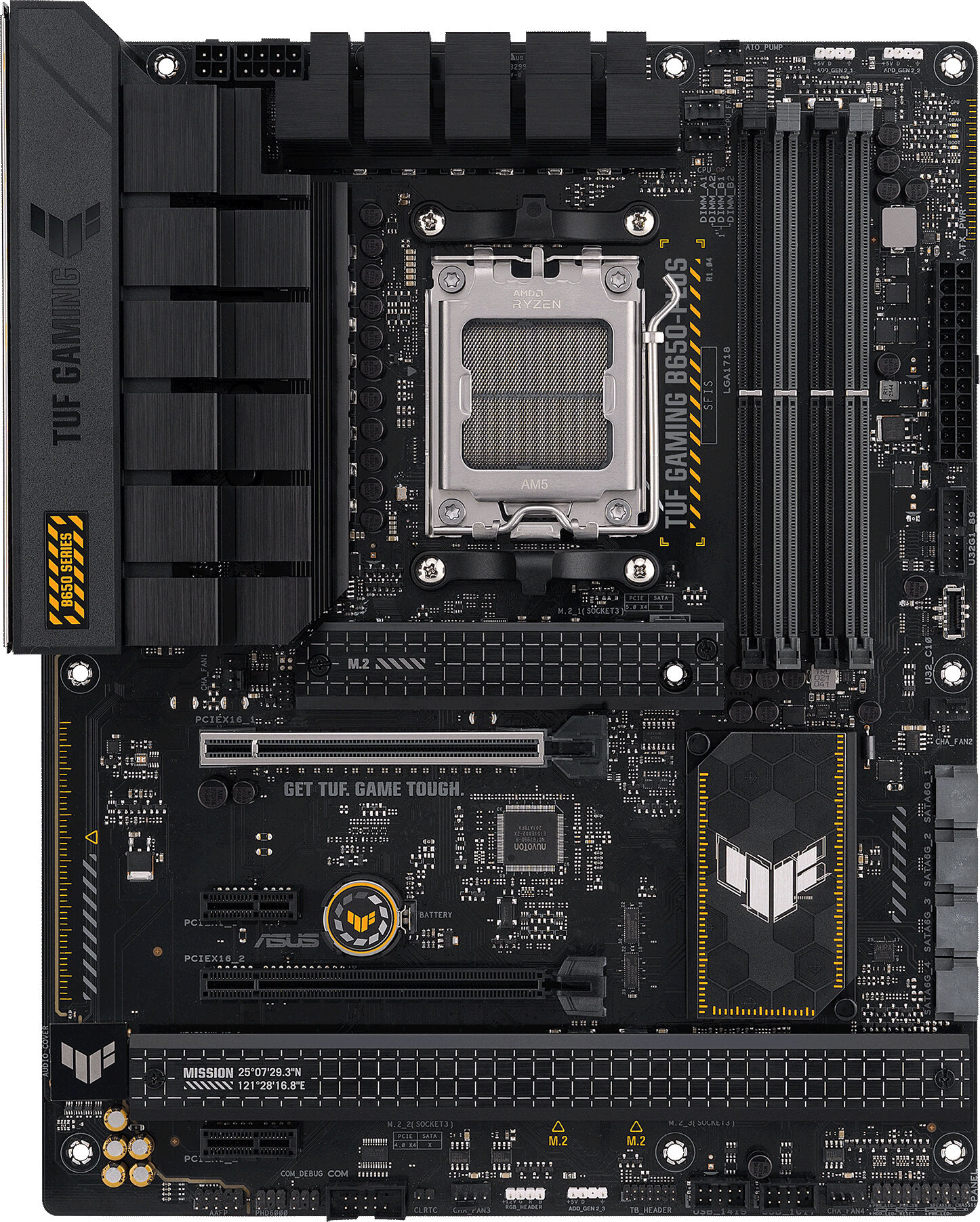 asus scheda madre  tuf gaming b650-plus amd b650 presa di corrente am5 atx [90mb1by0-m0eay0]