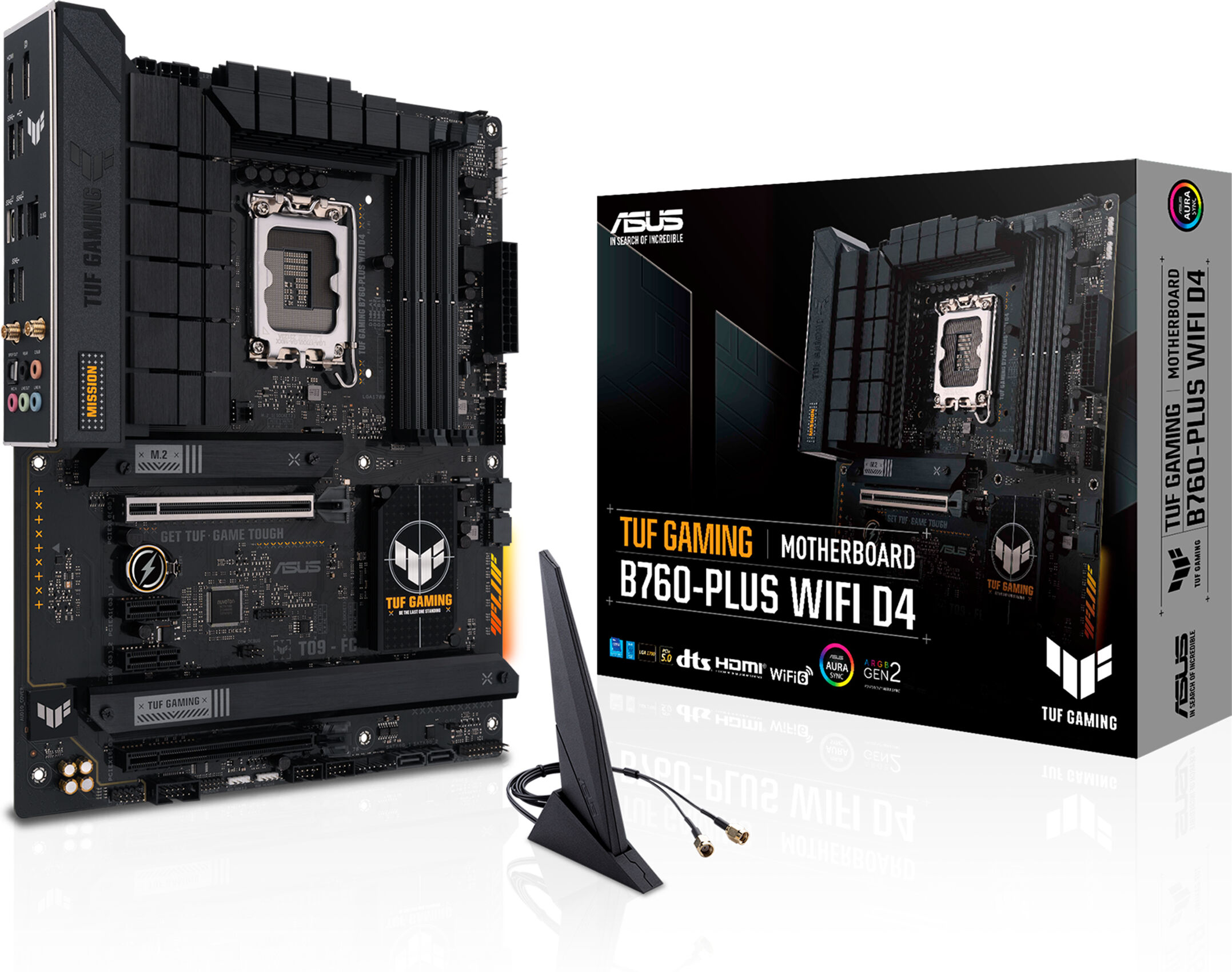 asus scheda madre  tuf gaming b760-plus wifi d4 intel b760 lga 1700 atx [90mb1df0-m1eay0]