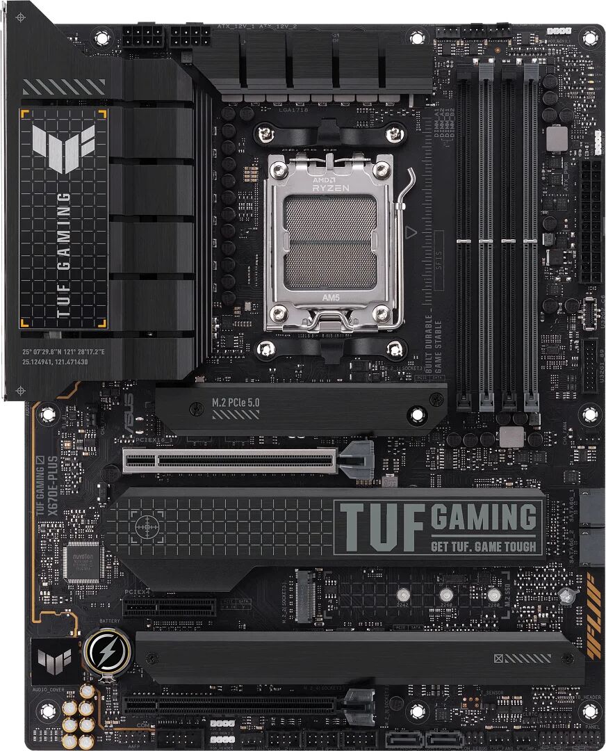 Asus Scheda madre  TUF GAMING X670E-PLUS AMD X670 Presa di corrente AM5 ATX [90MB1BJ0-M0EAY0]