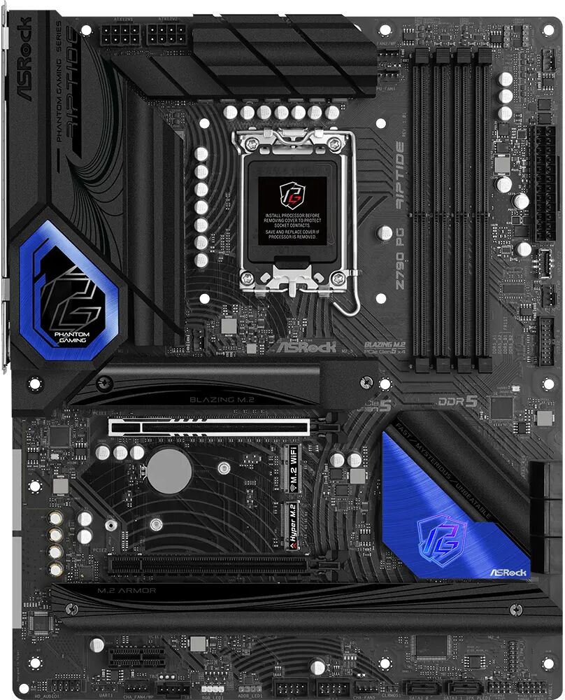 ASRock Scheda madre  Z790 PG Riptide Intel LGA 1700 ATX [90-MXBJX0-A0UAYZ]