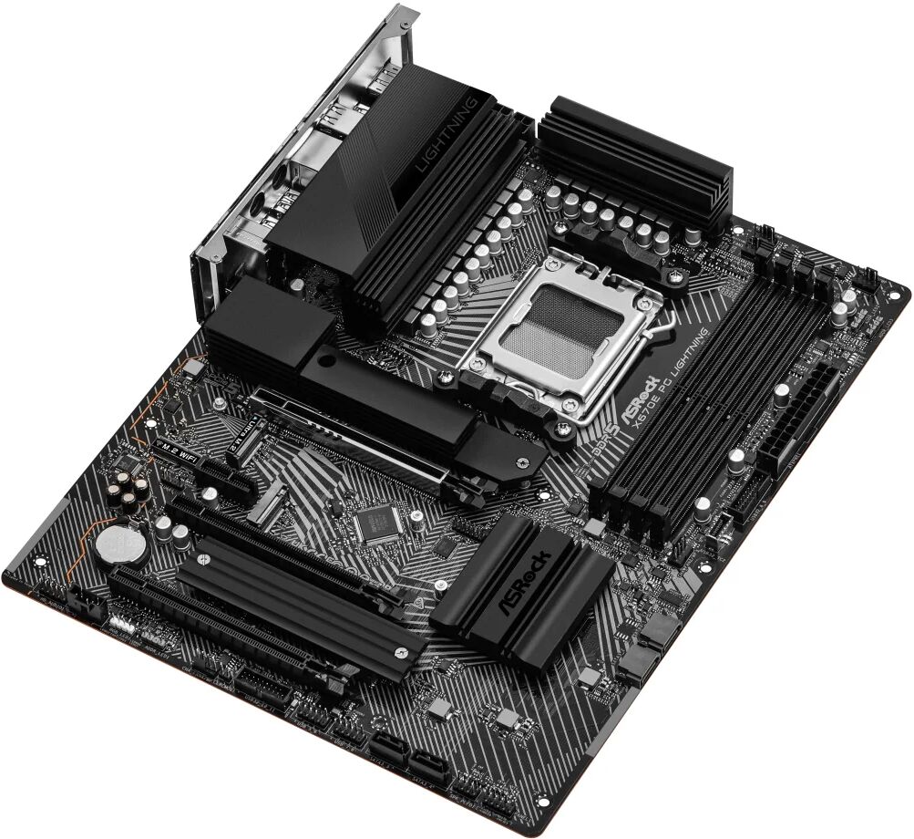 ASRock Scheda madre  X670E PG LIGHTNING AMD X670 Presa di corrente AM5 ATX [90-MXBJ60-A0UAYZ]