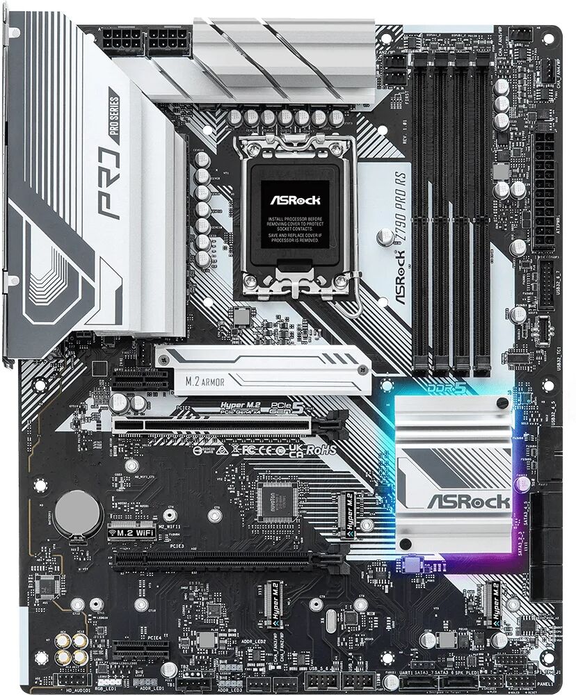 ASRock Scheda madre  Z790 Pro RS Intel LGA 1700 ATX [90-MXBK40-A0UAYZ]