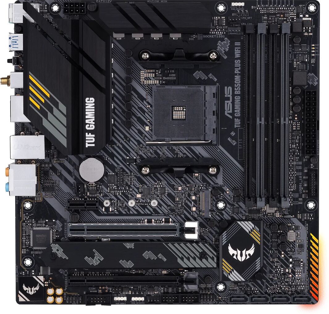 Asus Scheda madre  TUF GAMING B550M-PLUS WIFI II AMD B550 Socket AM4 micro ATX [TUF GAMB550M-PLUS WI]