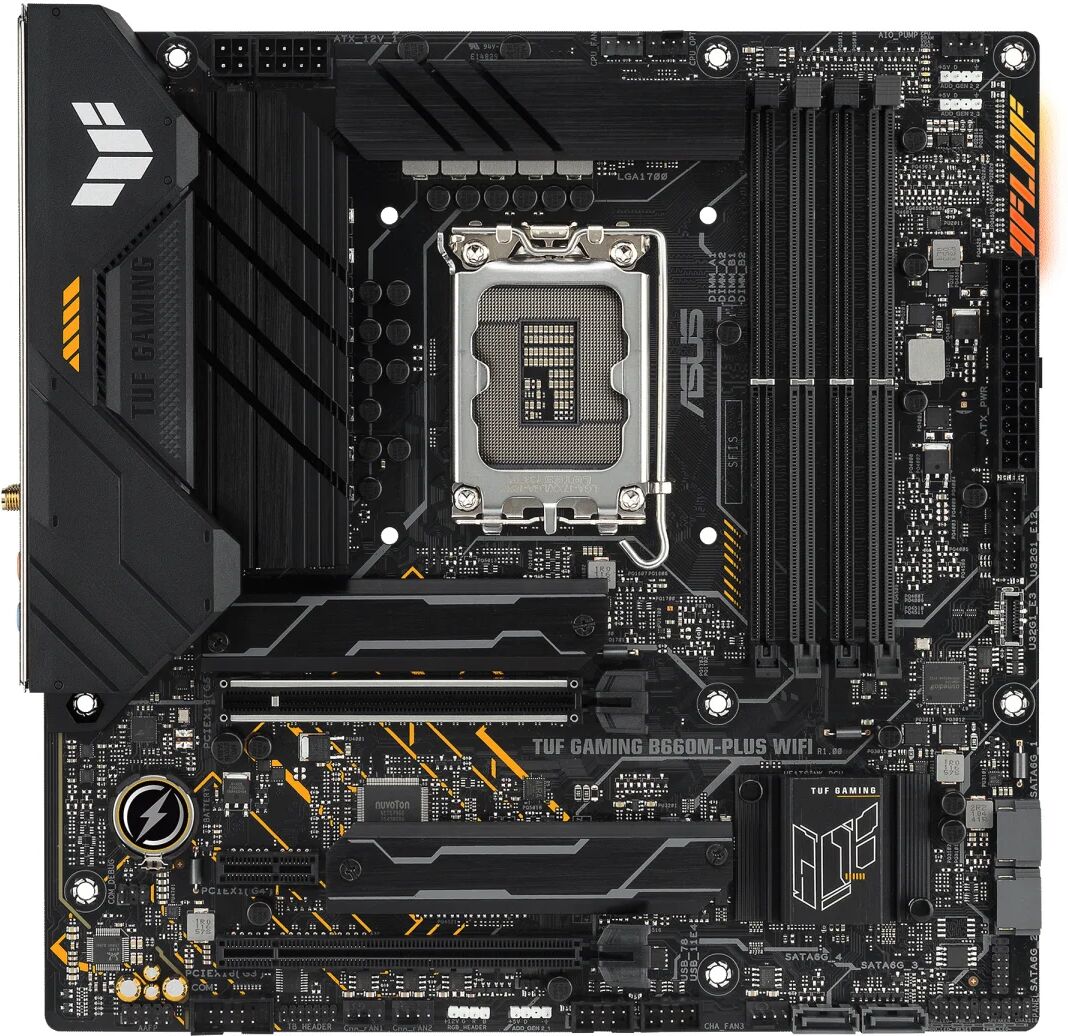 Asus Scheda madre  TUF GAMING B660M-PLUS WIFI Intel B660 LGA 1700 micro ATX [90MB1AZ0-M0EAY0]