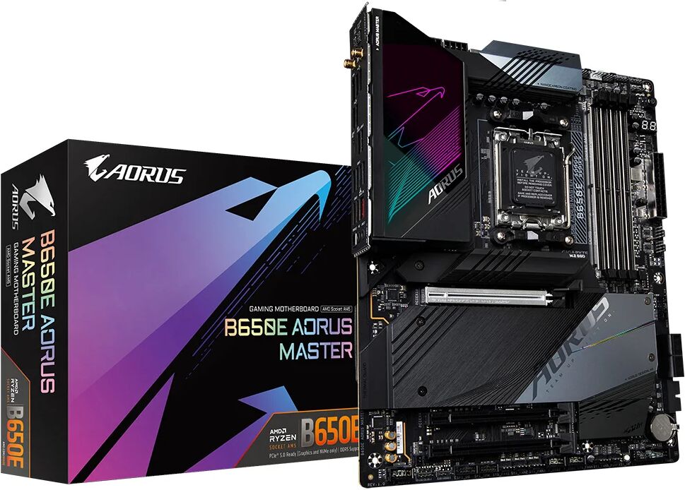 Gigabyte B650E AORUS MASTER scheda madre AMD B650 Presa di corrente AM5 ATX [B650E MASTER]