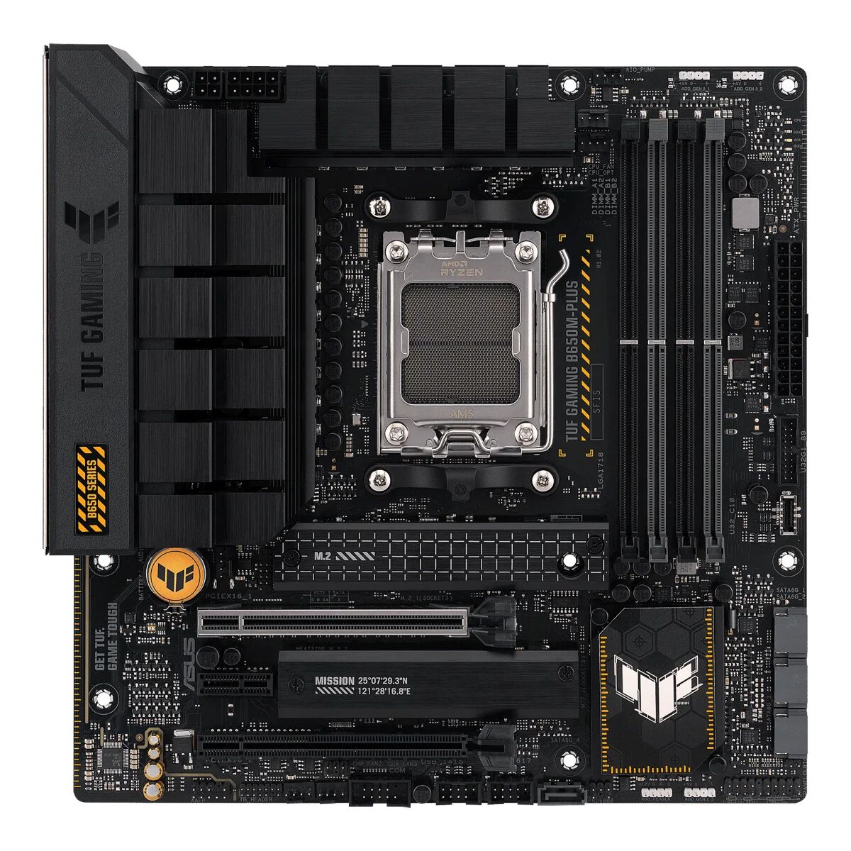 Asus Scheda madre  TUF GAMING B650M-PLUS AMD B650 Presa di corrente AM5 micro ATX [90MB1BG0-M0EAY0]