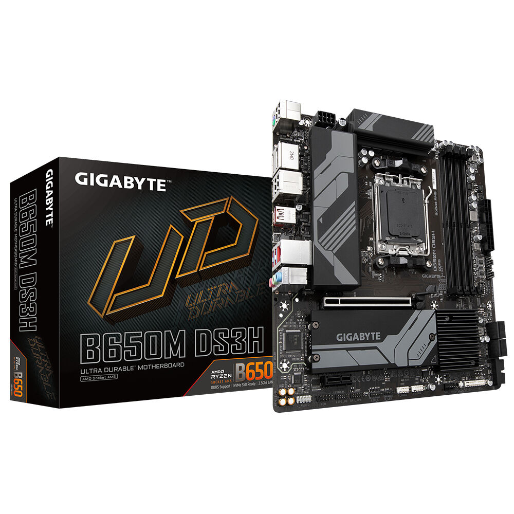 Gigabyte B650M DS3H scheda madre AMD B650 Presa di corrente AM5 micro ATX