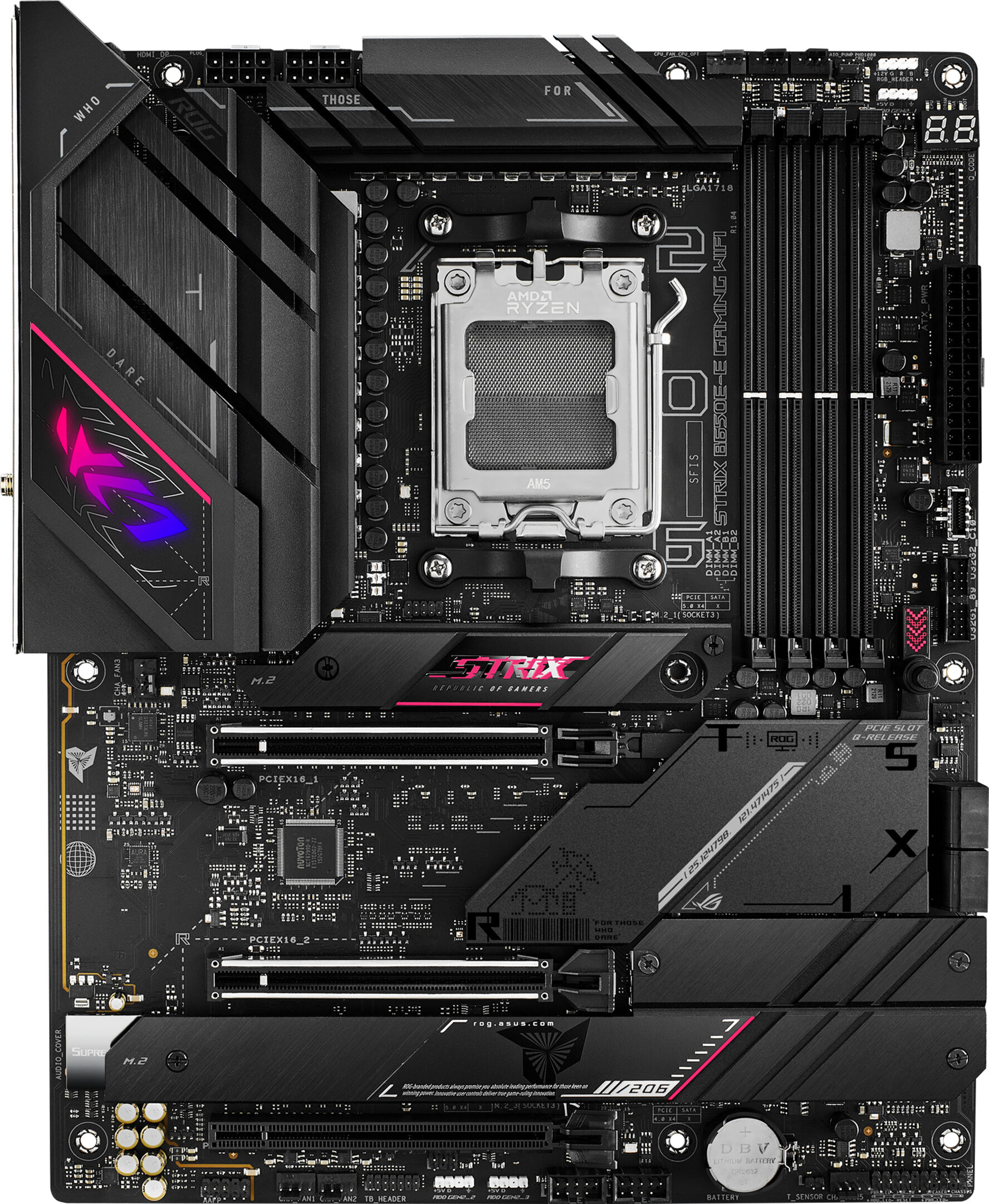 Asus Scheda madre  ROG STRIX B650E-E GAMING WIFI AMD B650 Presa di corrente AM5 ATX [90MB1BB0-M0EAY0]