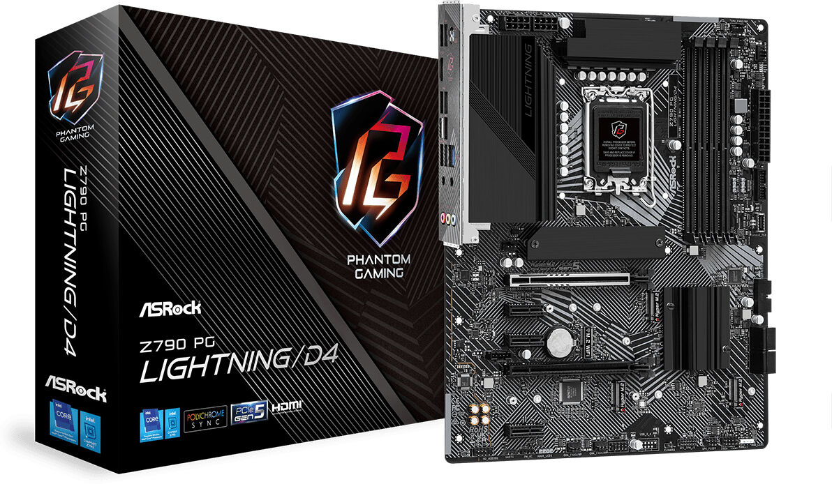 ASRock Scheda madre  Z790 PG Lightning/D4 Intel LGA 1700 ATX [90-MXBJM0-A0UAYZ]