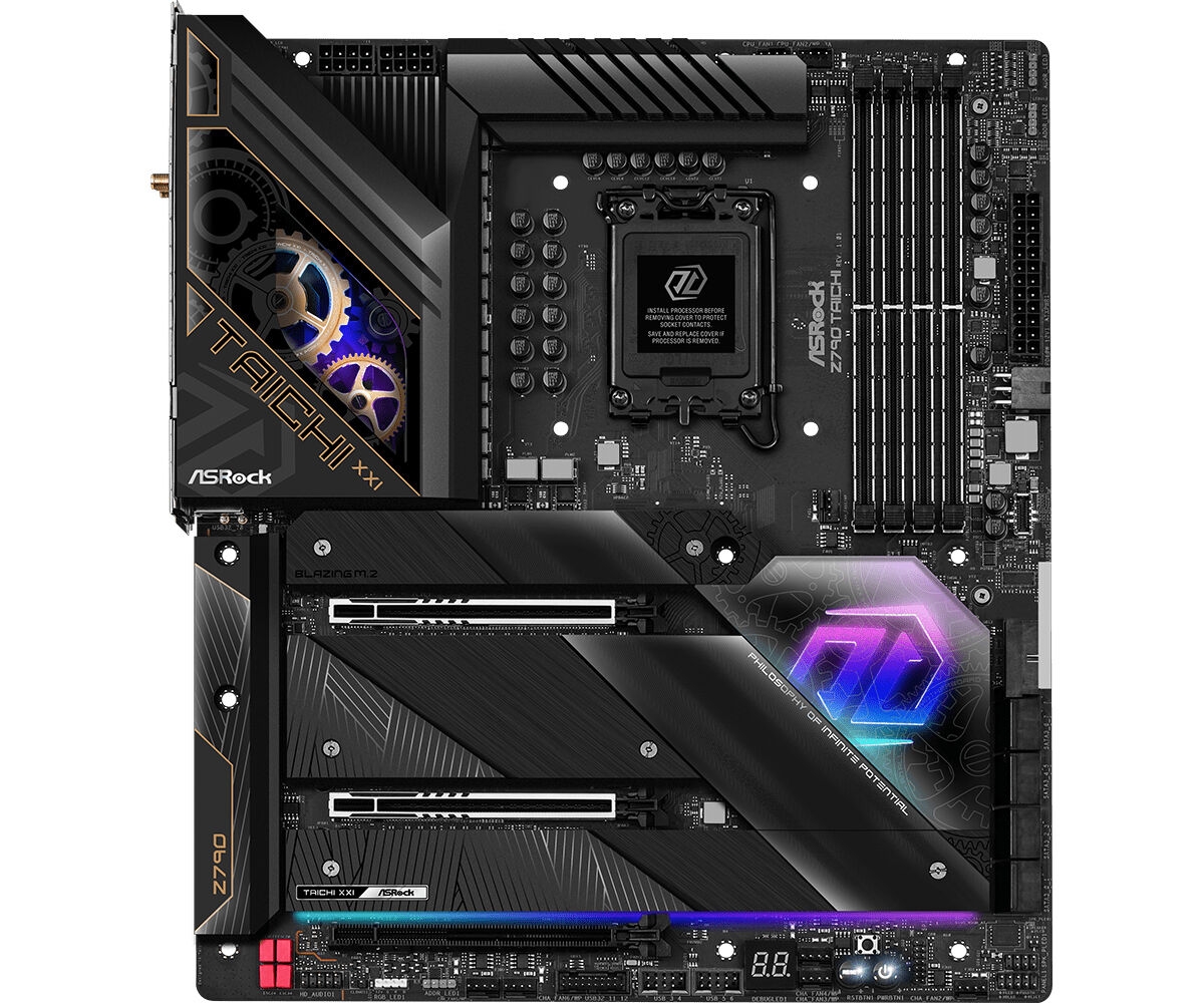 ASRock Scheda madre  Z790 Taichi Intel LGA 1700 ATX esteso [90-MXBJD0-A0UAYZ]