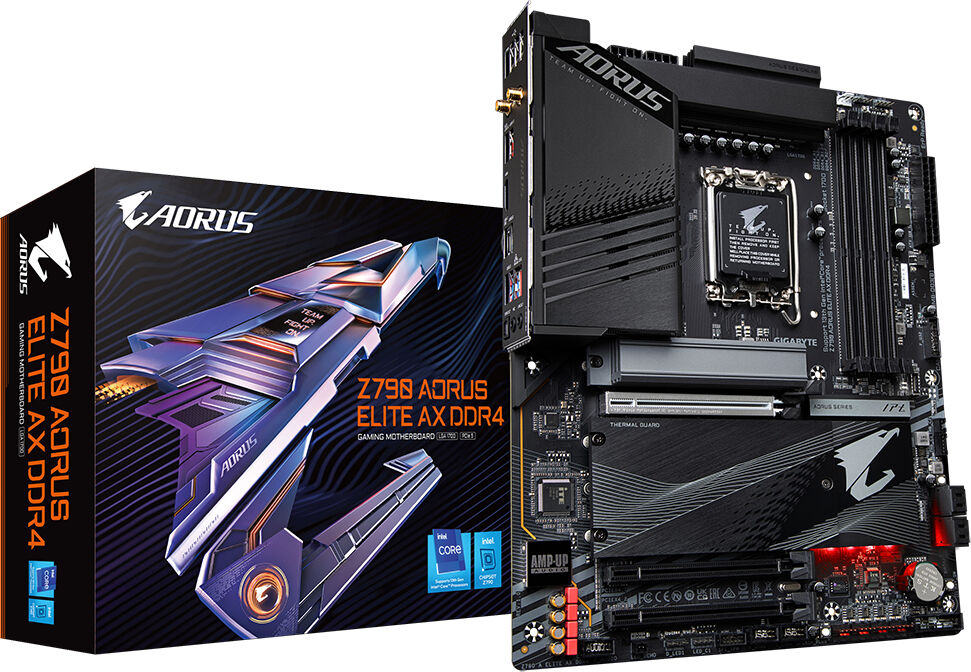 Gigabyte Z790 AORUS ELITE AX DDR4 scheda madre Intel LGA 1700 ATX