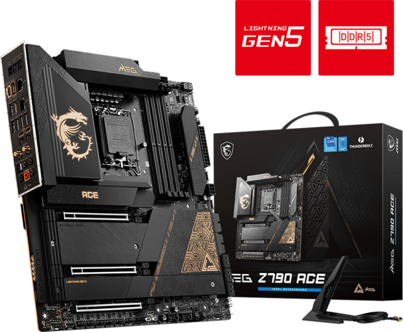 MSI MEG Z790 ACE scheda madre Intel LGA 1700 ATX esteso [7D86-001R]