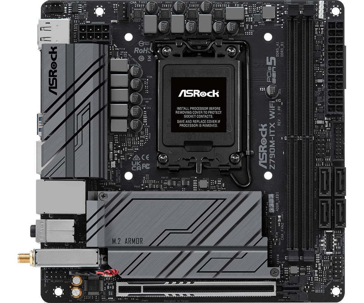 ASRock Scheda madre  Z790M-ITX WiFi Intel Z790 LGA 1700 mini ITX