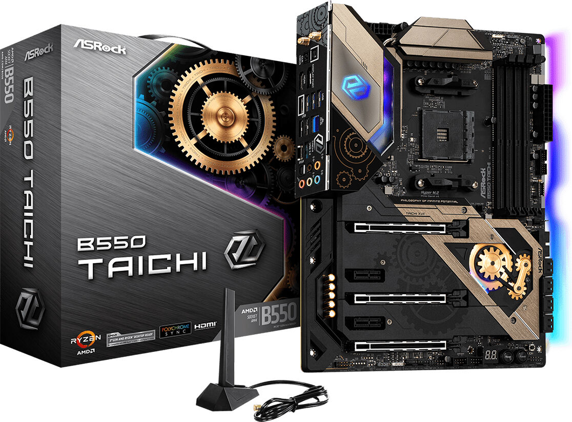 ASRock Scheda madre  B550 Taichi AMD Socket AM4 ATX [90-MXBD00-A0UAYZ]