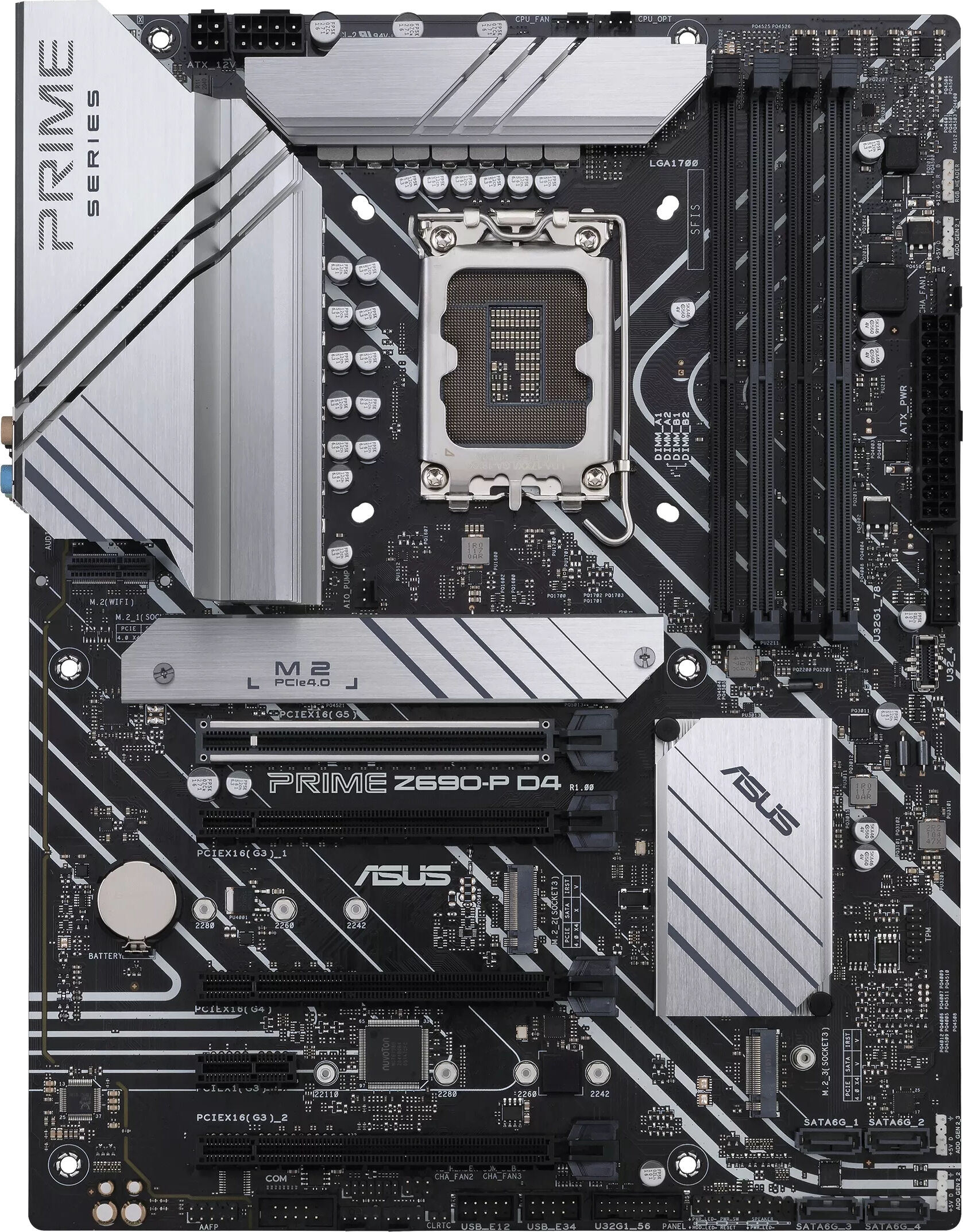 Asus Scheda madre  PRIME Z690-P D4-CSM Intel Z690 LGA 1700 ATX [90MB18P0-M0EAYC]