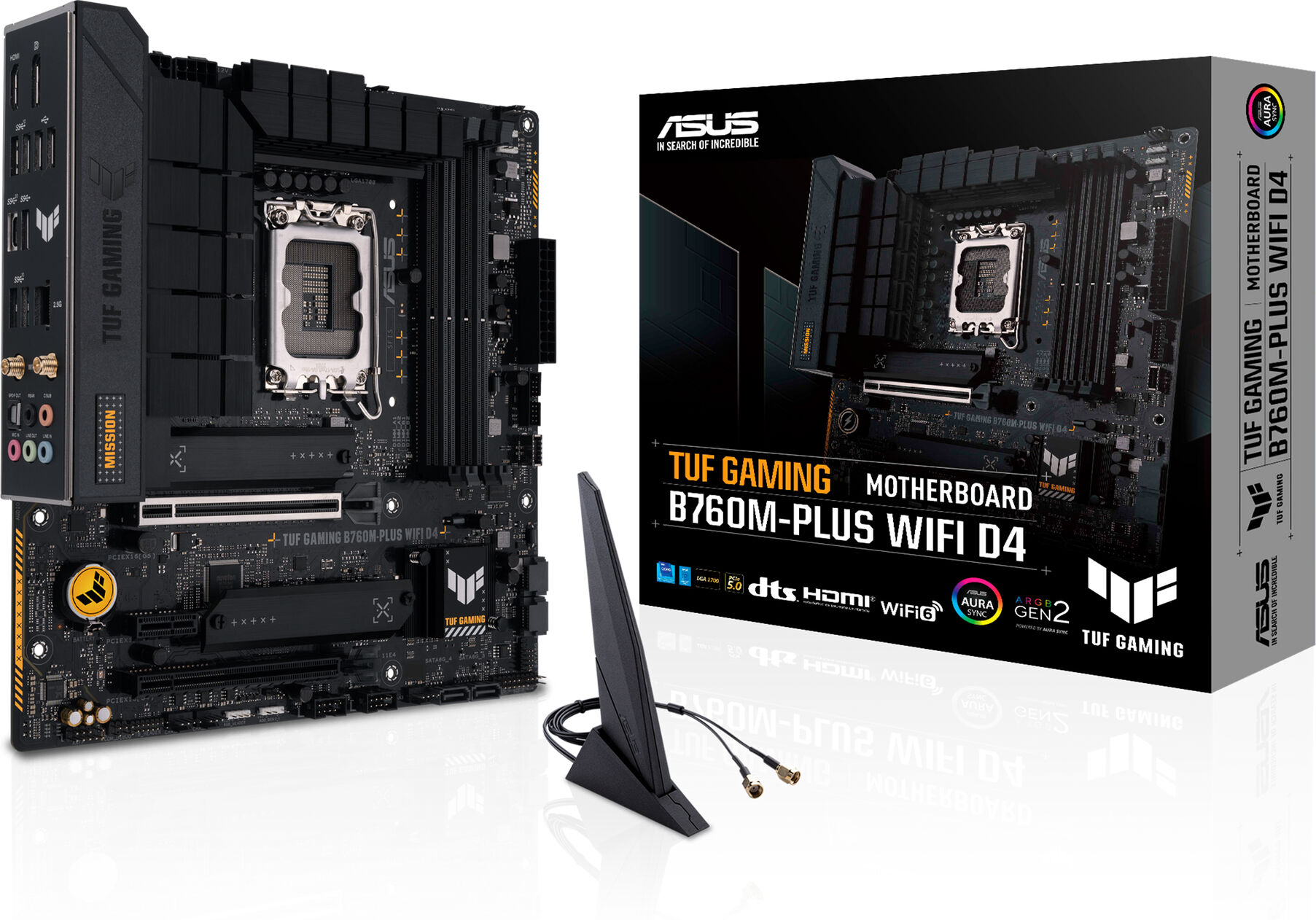 Asus Scheda madre  TUF GAMING B760M-PLUS WIFI D4 Intel B760 LGA 1700 micro ATX