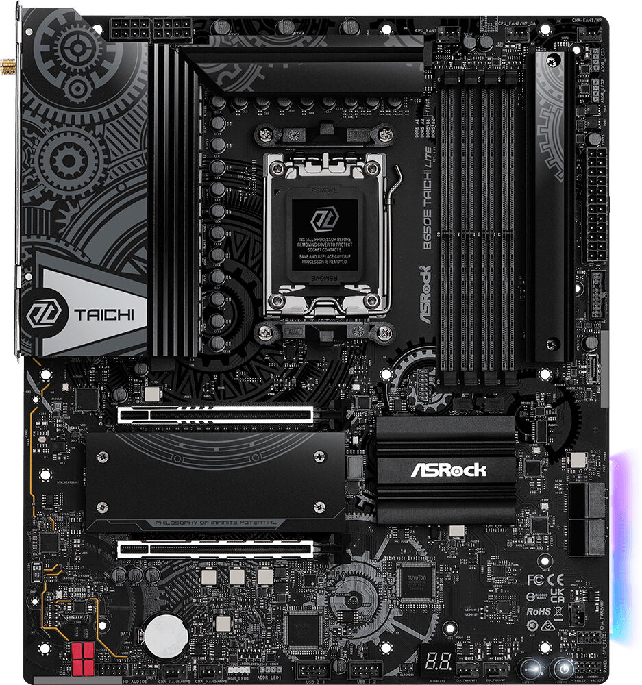 ASRock Scheda madre  B650E Taichi Lite AMD B650 Presa di corrente AM5 ATX