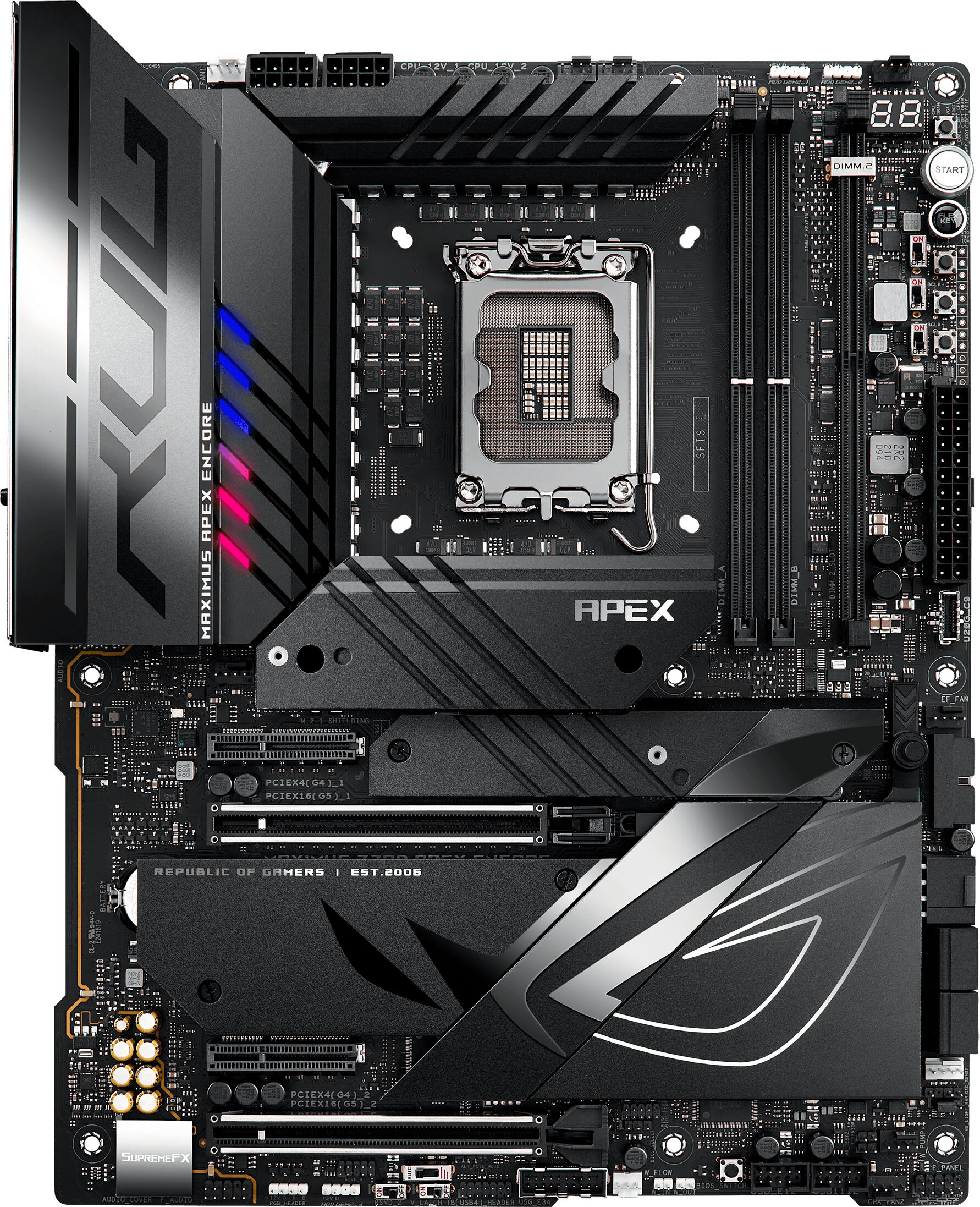 Asus Scheda madre  ROG MAXIMUS Z790 APEX ENCORE Intel LGA 1700 ATX [90MB1FX0-M0EAY0]