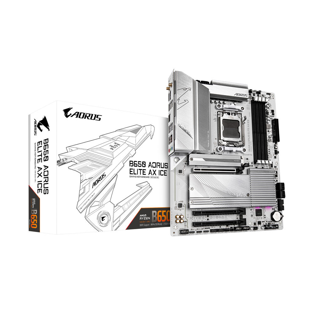 Gigabyte B650 AORUS ELITE AX ICE scheda madre AMD Presa di corrente AM5 ATX [B650 ICE]
