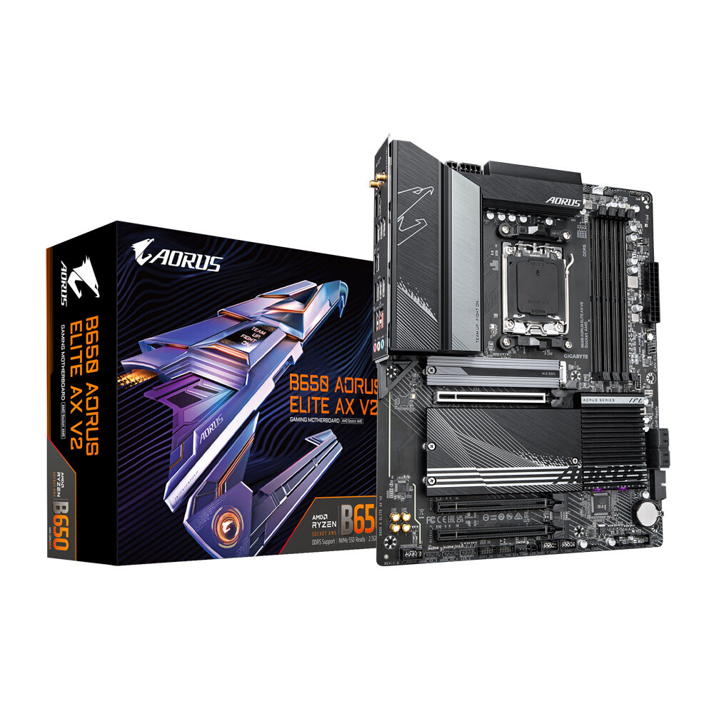 Gigabyte B650 AORUS ELITE AX V2 scheda madre AMD Presa di corrente AM5 ATX [B650 A V2]