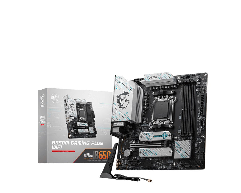 MSI B650M GAMING PLUS WIFI scheda madre AMD B650 Presa di corrente AM5 micro ATX [B650M WI]