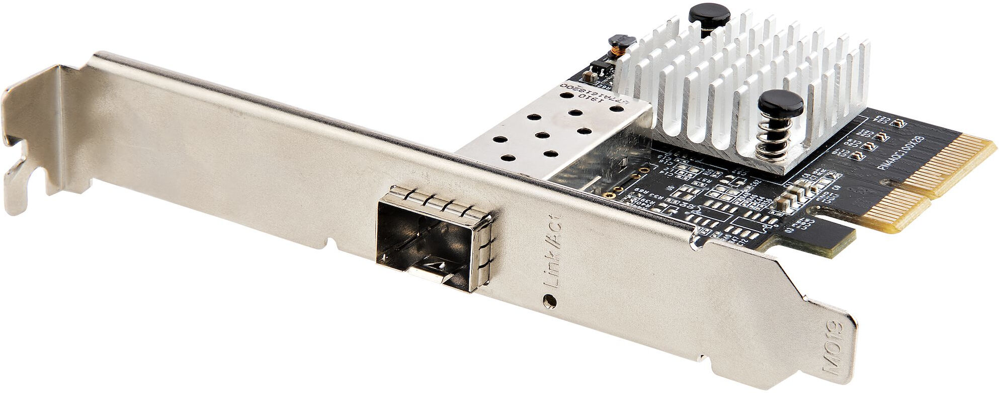 startech.com scheda di rete pcie sfp+ 10g - adattatore ethernet con porta sfp+, nic fibra ottica 10gigabit aperto per modulo e cavi conformi msa, gigabit pci express [pex10gsfp]