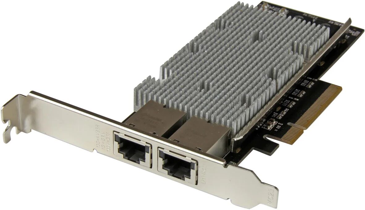 StarTech.com Scheda di rete PCI express a 2 porte 10 Gbase-T Ethernet con Chipset intel X540 [ST20000SPEXI]